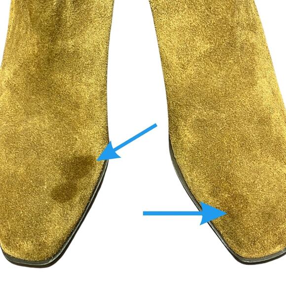 Zara brown suede ankle boots booties low heel size 5.5 - Picture 8 of 9